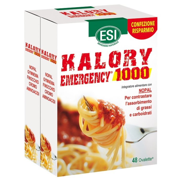 ESI KALORY EMERGENCY 1000 48 OVALETTE BIPACK