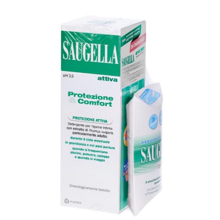 SAUGELLA PROTEZIONE&COMFORT BUNDLE 1 ATTIVA 250 ML + 3 ASSORBENTI INTERNI REGULAR IN OMAGGIO + GADGET STICKERS MOTIVAZIONALI SAUGELLA PROTEZIONE&COMFORT BUNDLE 1 ATTIVA 250 ML + 3 ASSORBENTI INTERNI REGULAR IN OMAGGIO + GADGET STICKERS MOTIVAZIONALI
