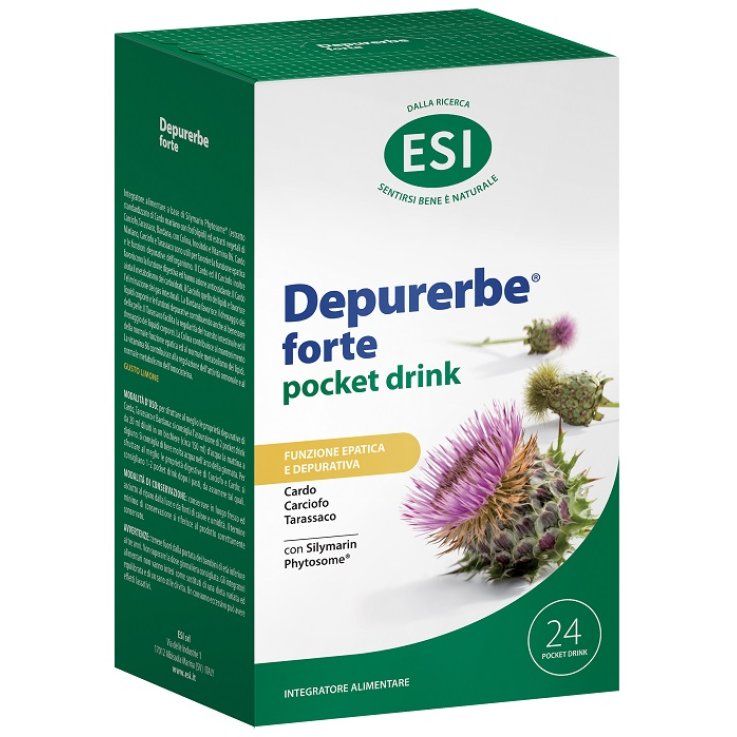 ESI DEPURERBE FORTE POCKET DRINK 24 PEZZI 20 ML