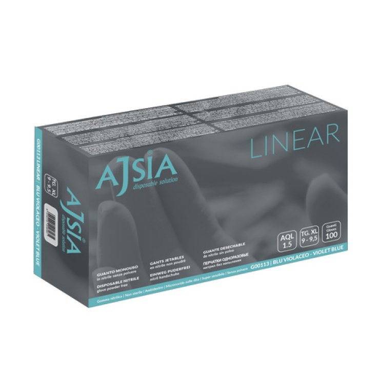 AJSIA Guanti NITRILE XL 100pz AJSIA Guanti NITRILE XL 100pz