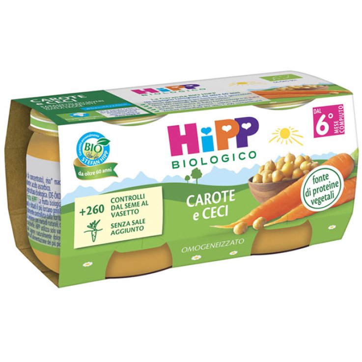 OMO HIPP Bio Carote/Ceci 2x80g