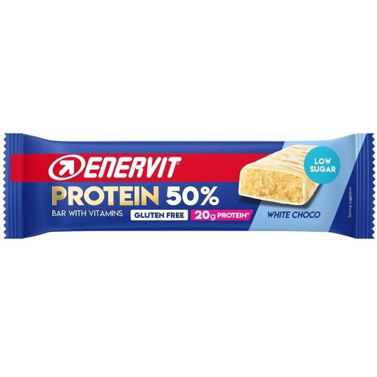 ENERVIT SPORT PROTEIN BAR 50% WHITE CHOCO 40 G