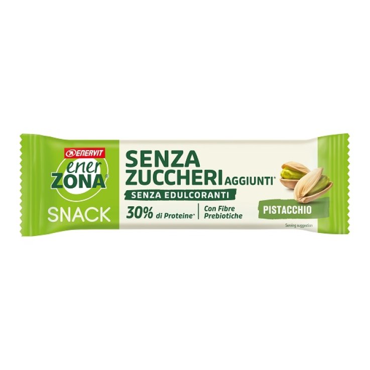 ENERZONA SNACK PISTACCHIO COPERTURA BIANCA AL LATTE SENZA ZUCCHERI AGGIUNTI 27 G