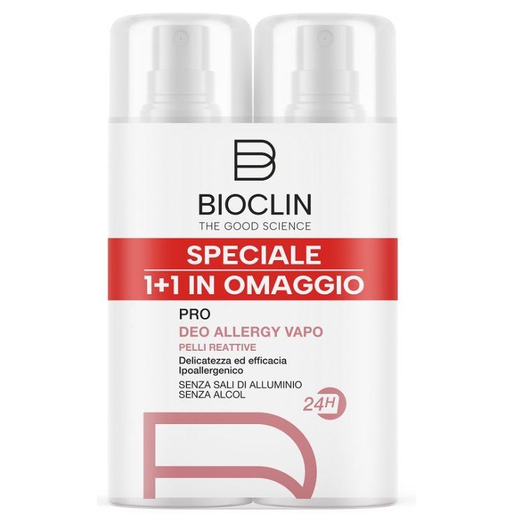 BIOCLIN DEODORANTE PRO ALLERGY VAPO 2 PEZZI 100 ML BIPACK