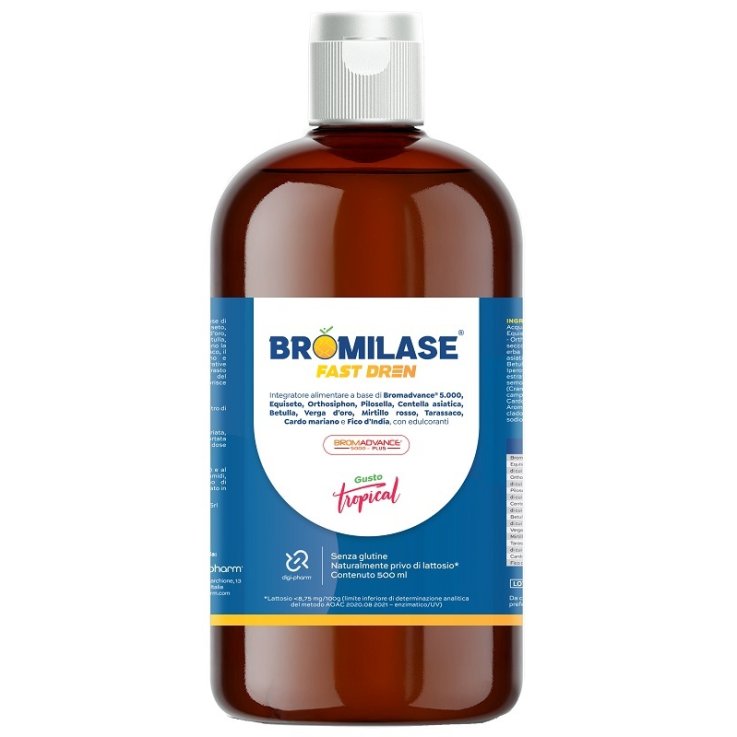 BROMILASE FAST DREN 500 ML SENZA GLUTINE SENZA LATTOSIO CONEDULCORANTE