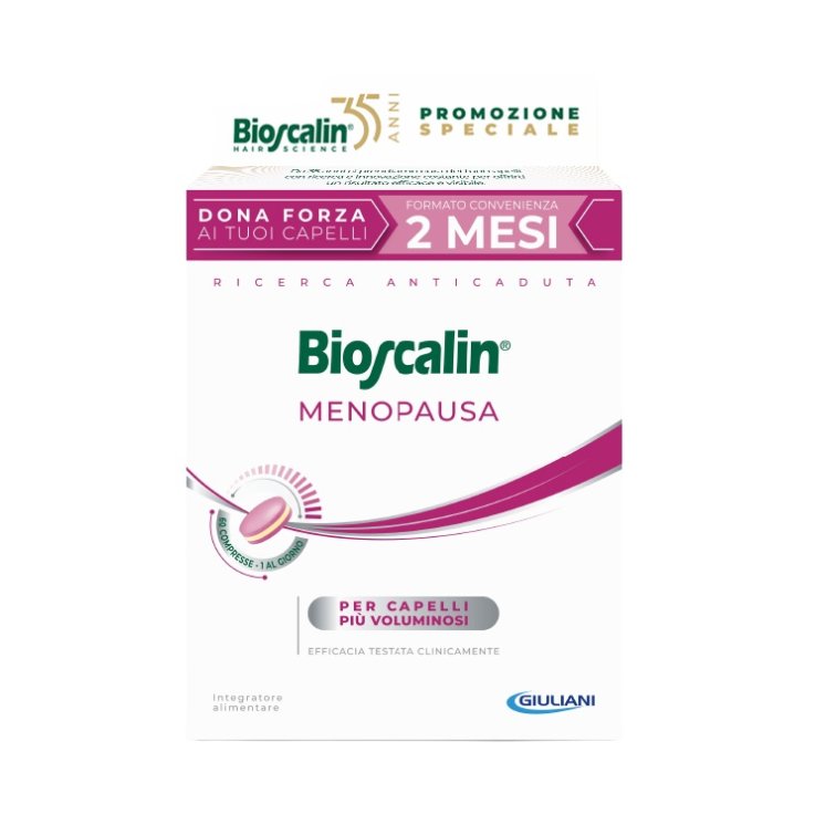 BIOSCALIN MENOPAUSA 60 Comprese - Integratore Capelli Pre-Menopausa e Menopausa