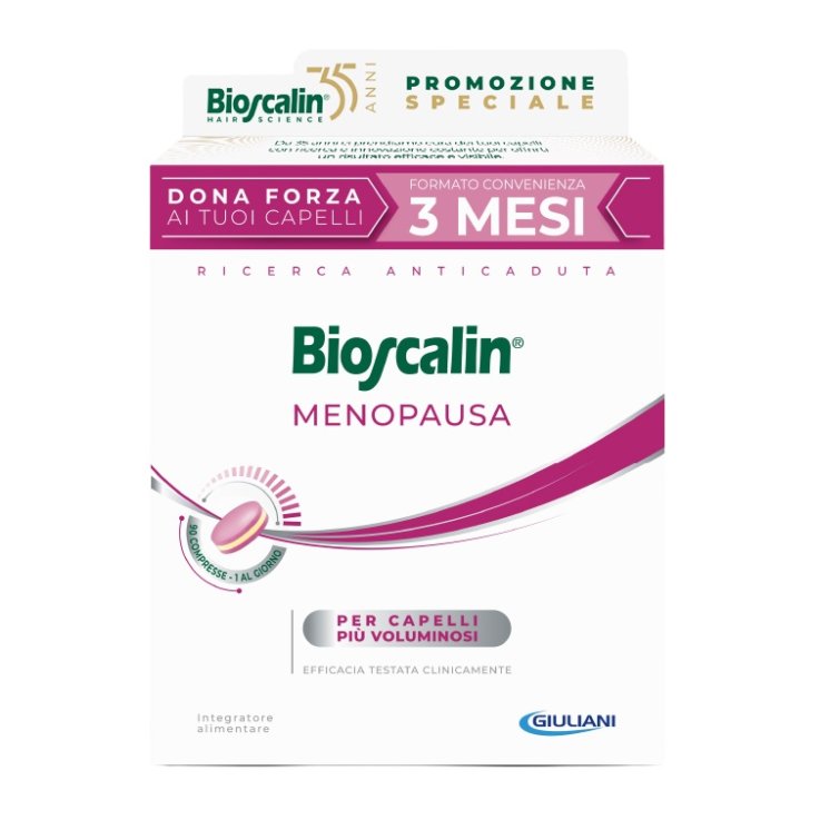 BIOSCALIN MENOPAUSA 90 Compresse - integratore anticaduta capelli