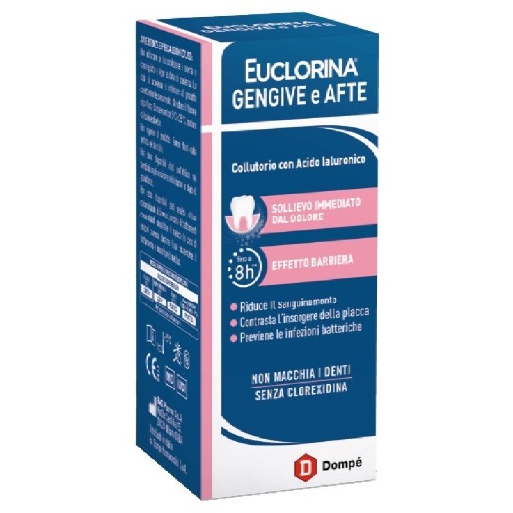 EUCLORINA GENGIVE E AFTE COLLUTORIO 200 ML EUCLORINA GENGIVE E AFTE COLLUTORIO 200 ML