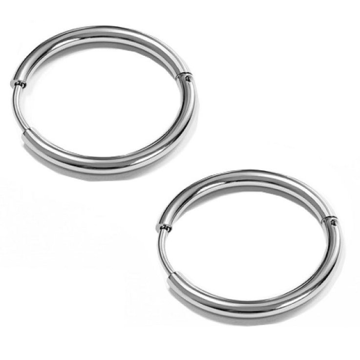 MYLOVLY GIOIELLI MUST HAVE ORECCHINO CERCHIO MEDIO ARGENTO