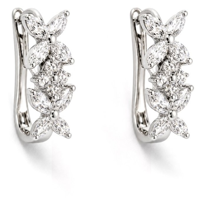 MYLOVLY GIOIELLI GLOW LUNGA FLOREALE ACCIAIO 316L ZIRCONE A5