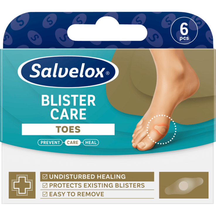 CEROTTO PER VESCICHE ALLE DITA DEI PIEDI -  SALVELOX BLISTER CARE TOES 6 PEZZI