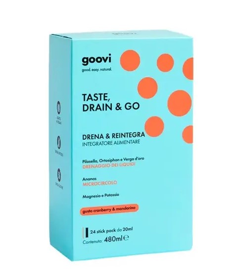 GOOVI DRENANTE CRANBERRY&MANDARINO 24 STICK PACK - Farmapanda Srl