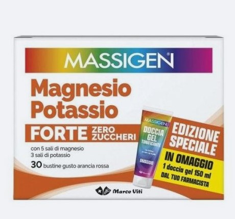 MASSIGEN MAGNESIO POTASSIO FORTE 30 BUSTINE EDIZIONE SPECIALE 2025 - Farmapanda Srl