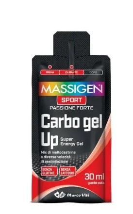 MASSIGEN SPORT CARBO GEL UP 30 PEZZI DA 30 ML - Farmapanda Srl