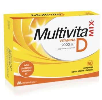 MULTIVITAMIX VITAMINA D 2000 UI 60 COMPRESSE - Farmapanda Srl