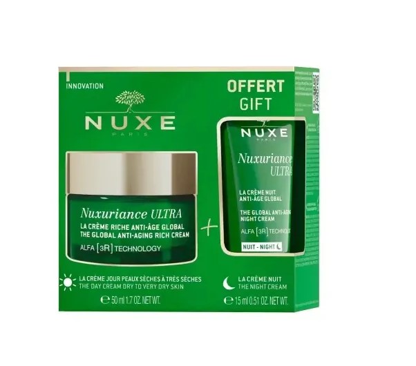 NUXE KIT NUXURIANCE ULTRA DAY CREAM RICH + MINI NOTTE - Farmapanda Srl