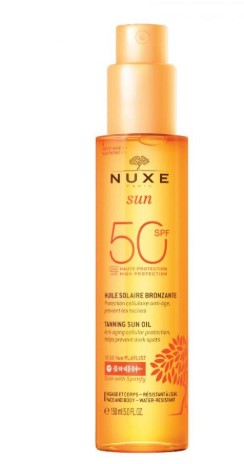 NUXE SUN OLIO SOLARE VISO/CORPO SPF50 150 ML - Farmapanda Srl