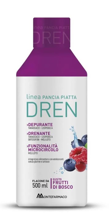 PANCIA PIATTA DREN 500 ML FRUTTI DI BOSCO - Farmapanda Srl