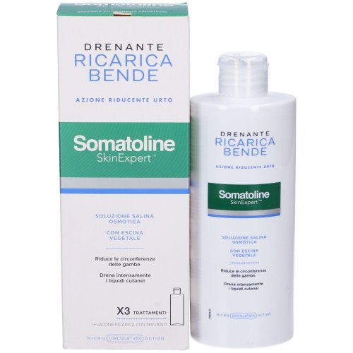 SOMATOLINE SKIN EXPERT BENDE SNELLENTI DRENANTI KIT RICARICA 400 ML - Farmapanda Srl