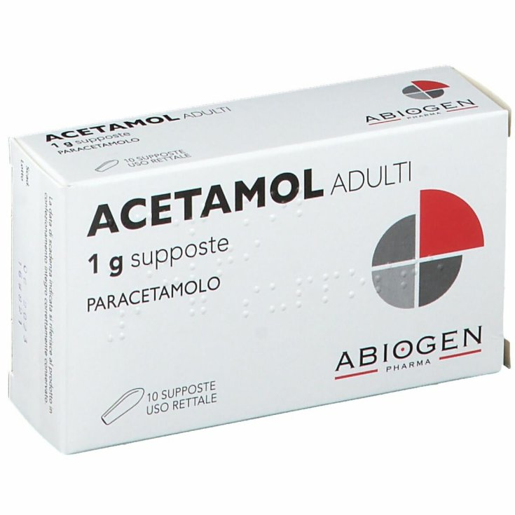 ACETAMOL*AD 10SUPP 1G - Farmapanda Srl