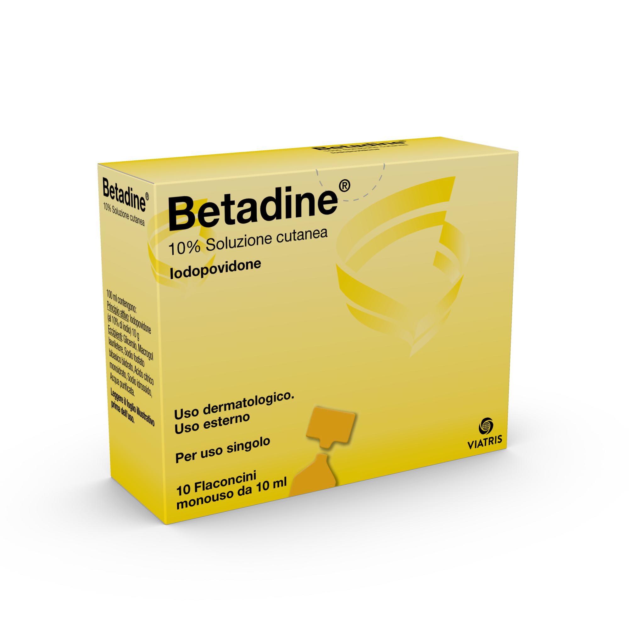 BETADINE*SOL CUT 10FL 10ML 10% - Farmapanda Srl