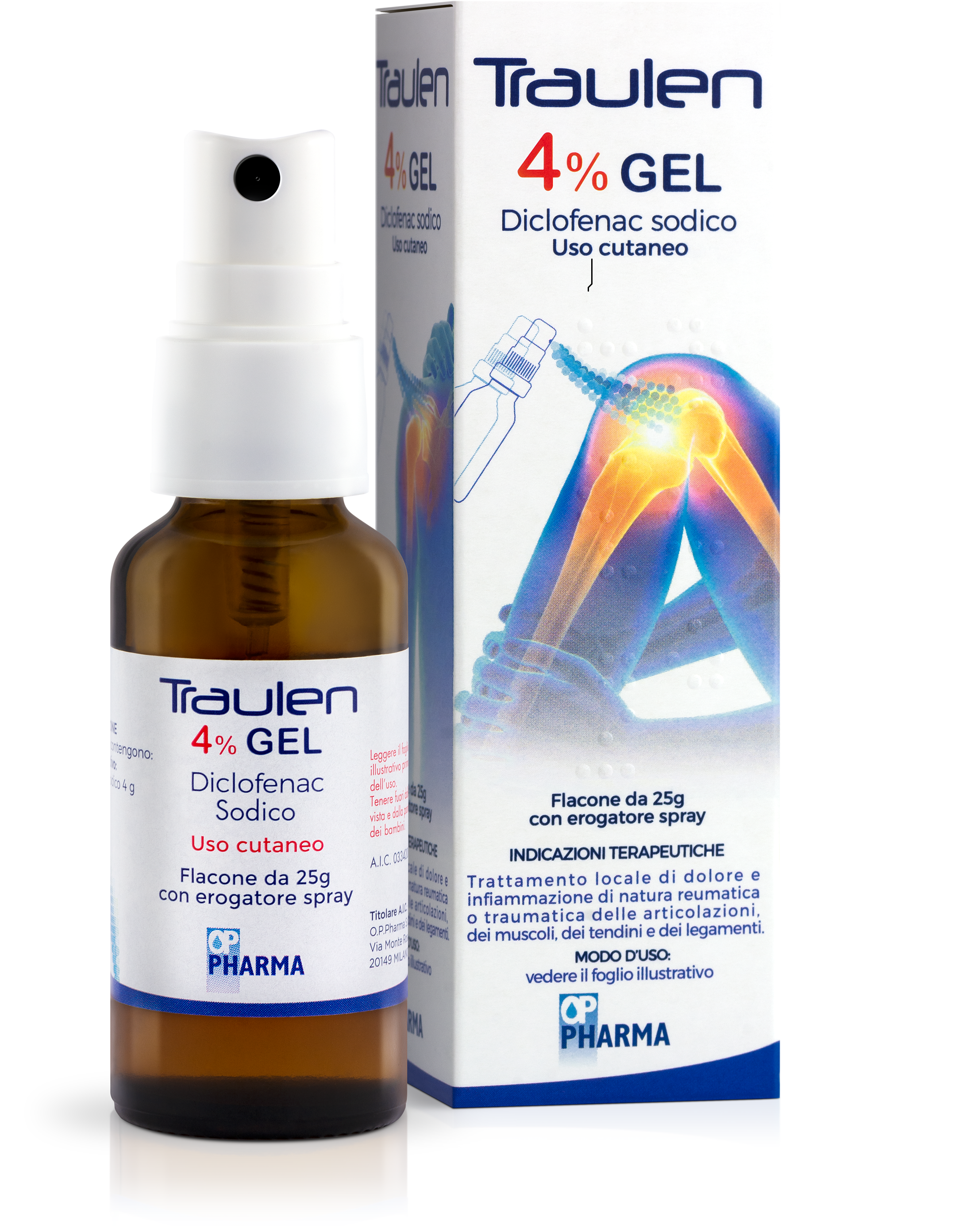 TRAULEN*GEL 4% FL 25G C/EROG - Farmapanda Srl