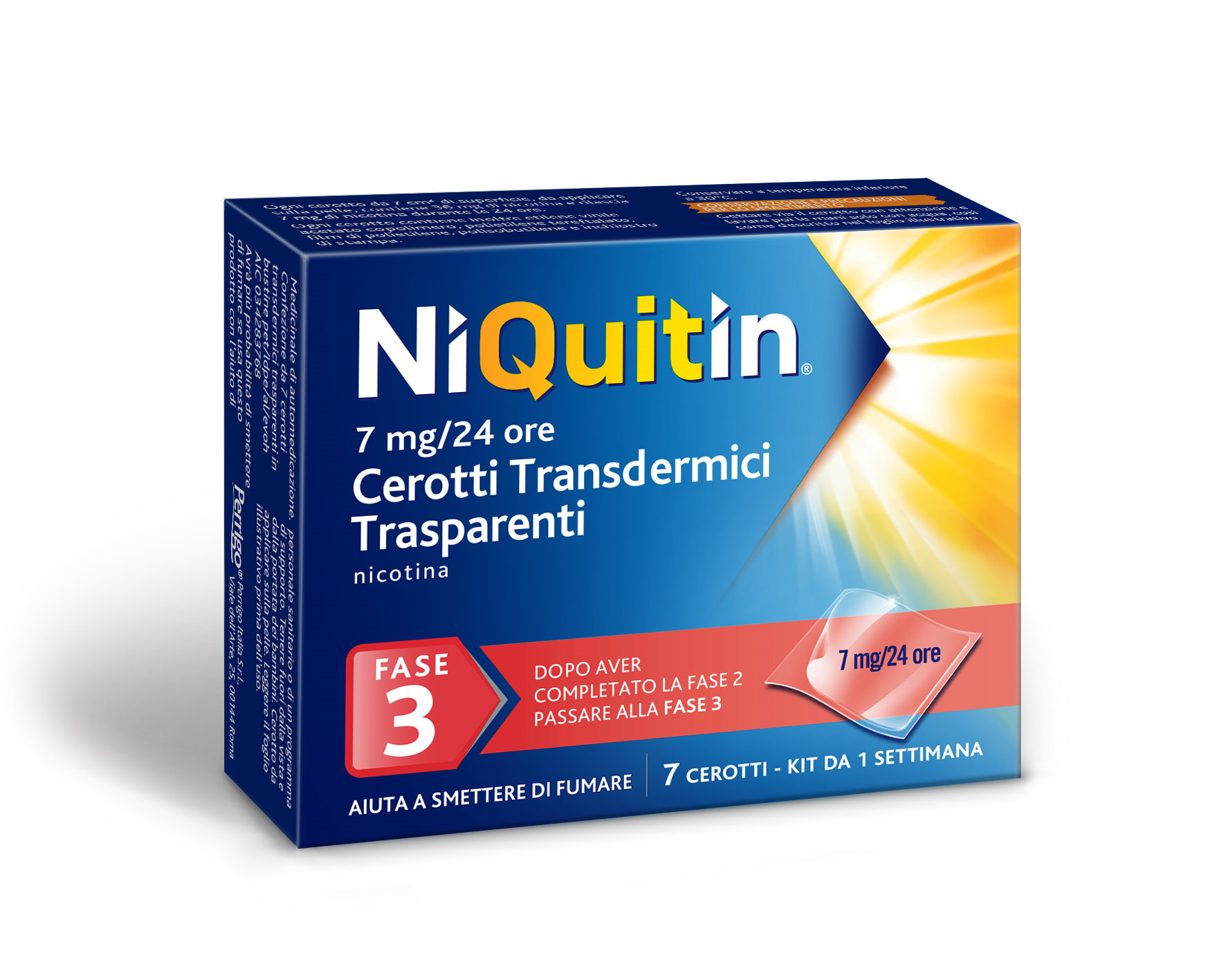 NIQUITIN*7CER TRANSD 7MG/24H - Farmapanda Srl