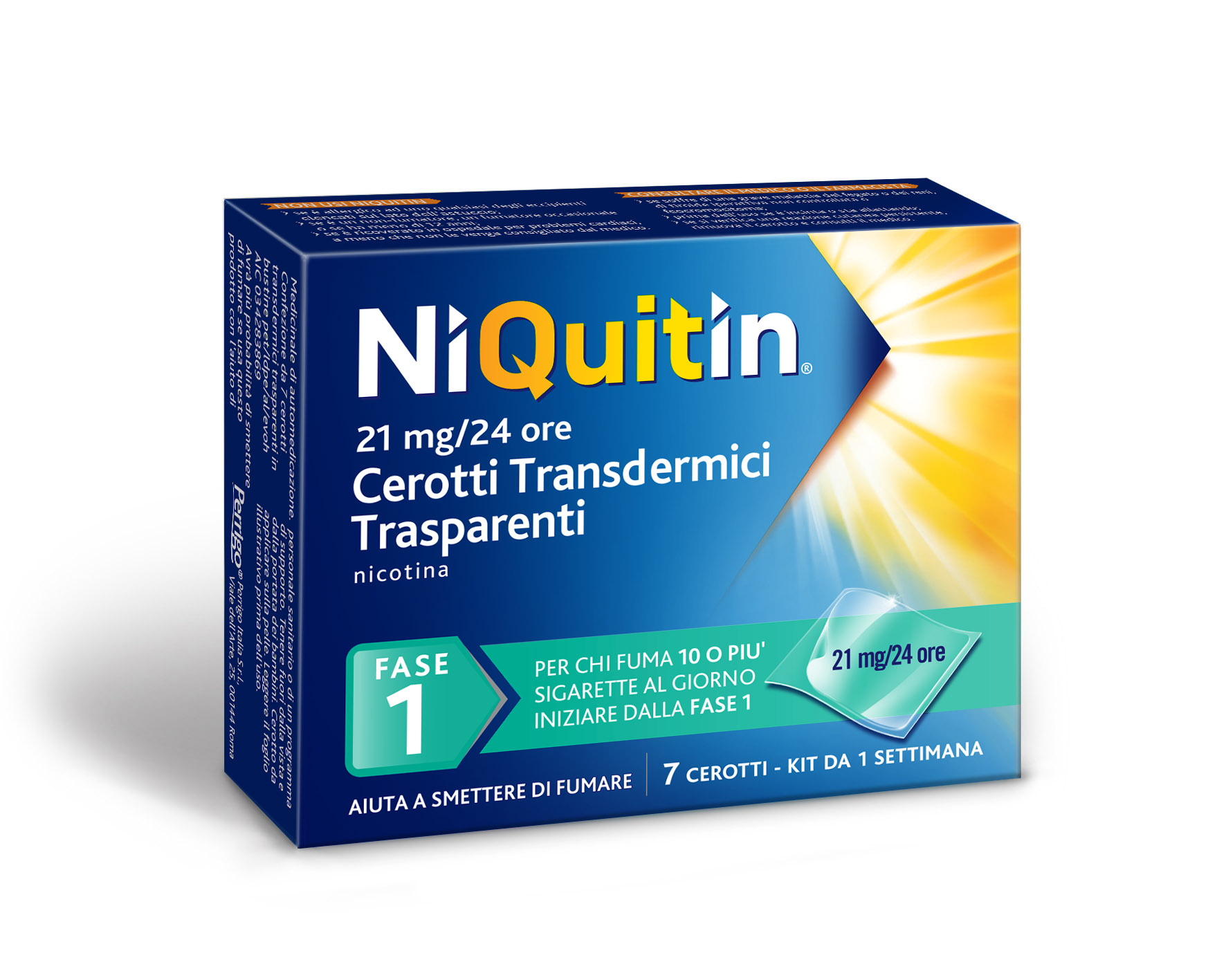 NIQUITIN*7CER TRANSD 21MG/24H - Farmapanda Srl