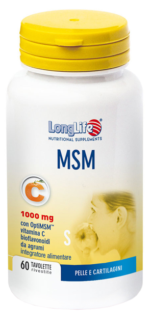 LONGLIFE MSM 1000 MG 60 TAVOLETTE - Farmapanda Srl