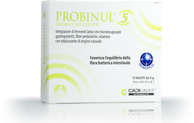 PROBINUL 5 12 BUSTINE 5 G AROMA CIOCCOLATO - Farmapanda Srl
