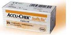 LANCETTE PUNGIDITO ACCU-CHEK SOFTCLIX 25 PEZZI - Farmapanda Srl