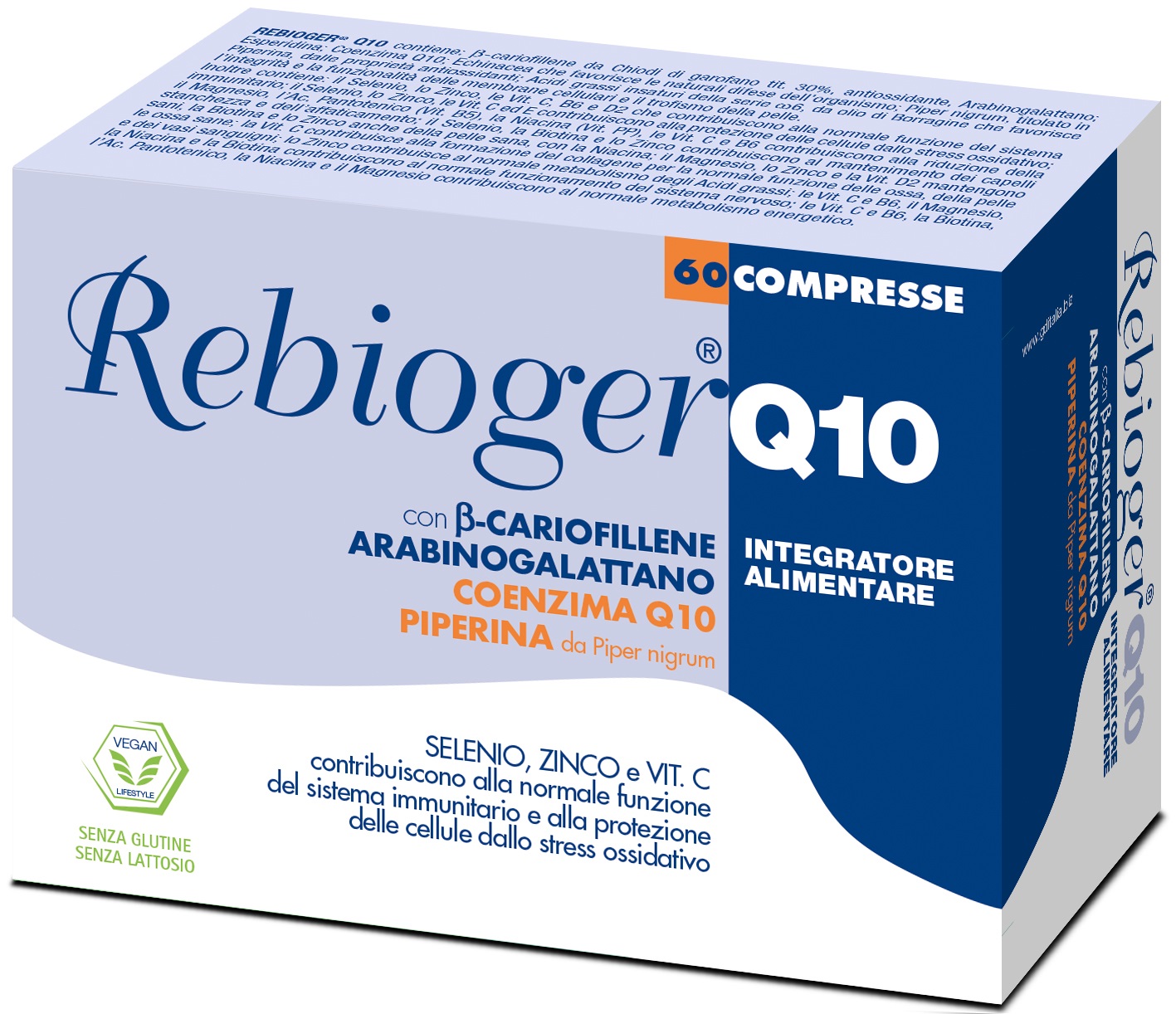 REBIOGER Q10 60 COMPRESSE - Farmapanda Srl