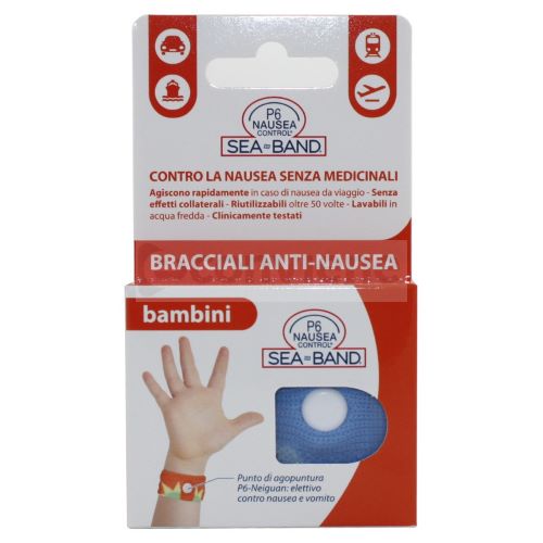 BRACCIALE ANTI NAUSEA PER BAMBINI P6 NAUSEA CONTROL 2 PEZZI - Farmapanda Srl