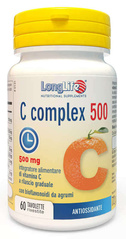 LONGLIFE C COMPLEX 500 TIME RELEASED 60 TAVOLETTE - Farmapanda Srl