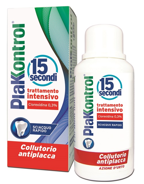 PLAKKONTROL 15 SECONDI COLLUTORIO 250 ML - Farmapanda Srl