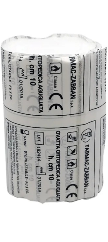 BENDA OVATTA AGUGLIATA 10X400 CM 1 PEZZO - Farmapanda Srl