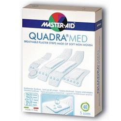 CEROTTO MASTER-AID QUADRA DERMOATTIVO FORMATI ASSORTITI 40 PEZZI - Farmapanda Srl
