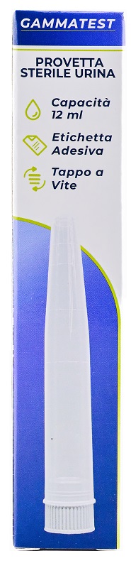 PROVETTA STERILE PER URINA 12ML GAMMADIS - Farmapanda Srl