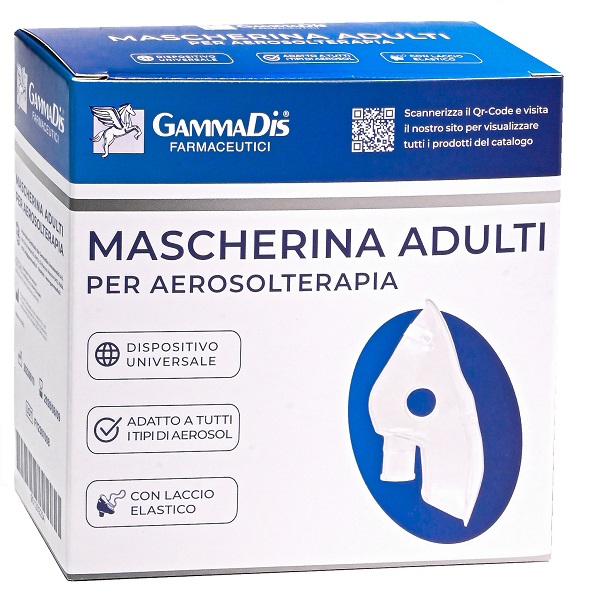 MASCHERINA IN PLASTICA UNIVERESALE AEROSOL GAMMADIS - Farmapanda Srl