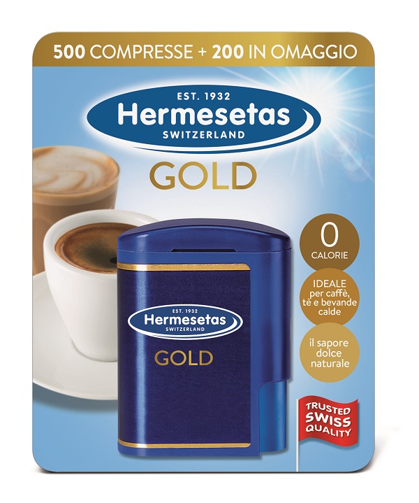 HERMESETAS GOLD 500+200 COMPRESSE 35 G - Farmapanda Srl