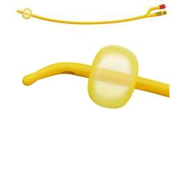 CATETERE FOLEY A MEDIA PERMANENZA  RUSCH GOLD PLUS A 3 VIE IN SILKOLATEX LATTICE-SILICONE PER ADULTO CH24 LUNGHEZZA 40 CM PUNTA CILINDRICA A 2 FORI PALLONCINO 5-15 ML 1 PEZZO - Farmapanda Srl