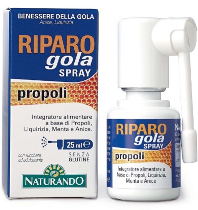 RIPARO GOLA SPRAY 25 ML - Farmapanda Srl
