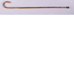 BASTONE BRIO IN LEGNO DI CASTAGNO NATURALE MANICO CURVO UOMO H92CM - Farmapanda Srl