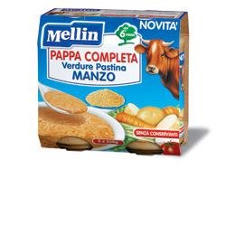 MELLIN PAPPA COMPLETA MANZO 250 G 2 PEZZI - Farmapanda Srl