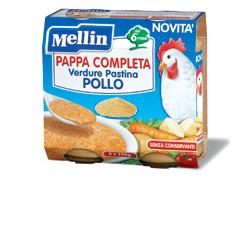 MELLIN PAPPA COMPLETA POLLO 250 G 2 PEZZI - Farmapanda Srl