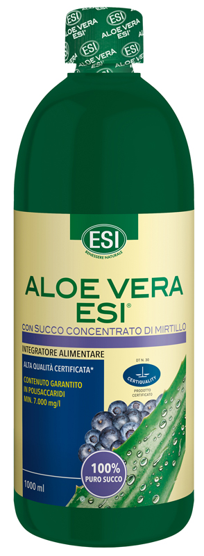 ESI ALOE VERA SUCCO MIRTILLO 1000 ML - Farmapanda Srl