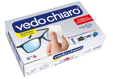 VEDOCHIARO OCCHIALI 16 SALVIETTE UMIDIFICATE - Farmapanda Srl