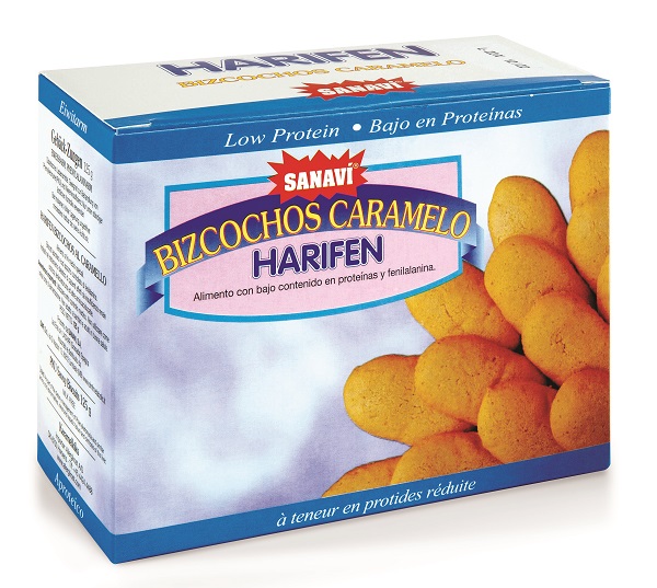 HARIFEN BISCOTTI CARAMELLO 125 G - Farmapanda Srl