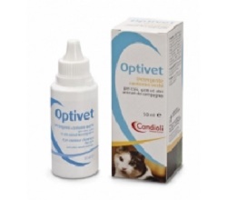 OPTIVET DETERGENTE PER OCCHI PER CANI E GATTI FLACONE 50 ML - Farmapanda Srl