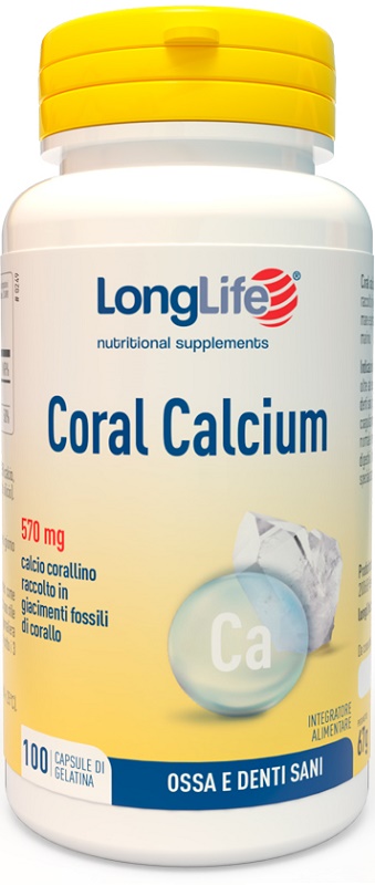 LONGLIFE CORAL CALCIUM 100 CAPSULE - Farmapanda Srl